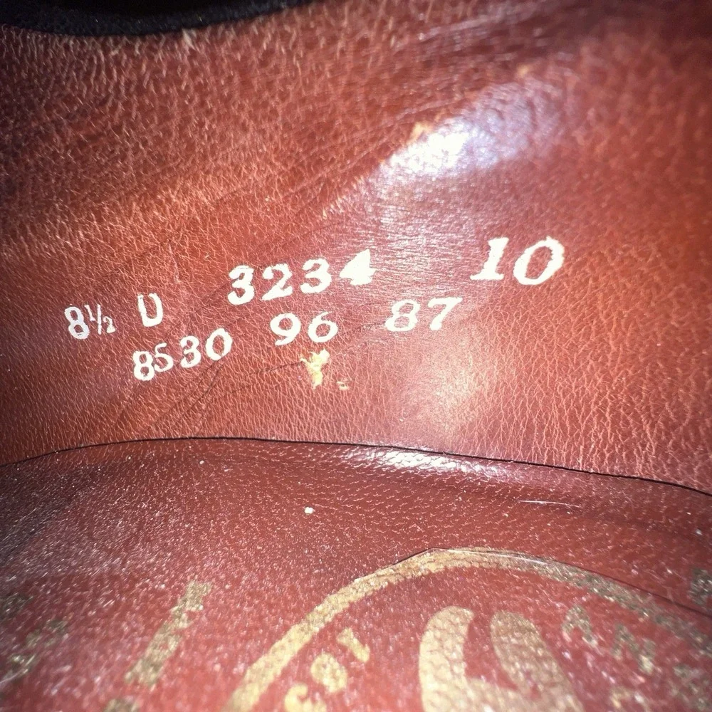 Dack's Dress Shoes Black Sz 8.5 D Baffin Seal Made In Canada SUPER RARE! Vintage